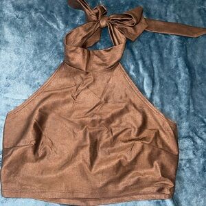 Brown Fashion Nova top